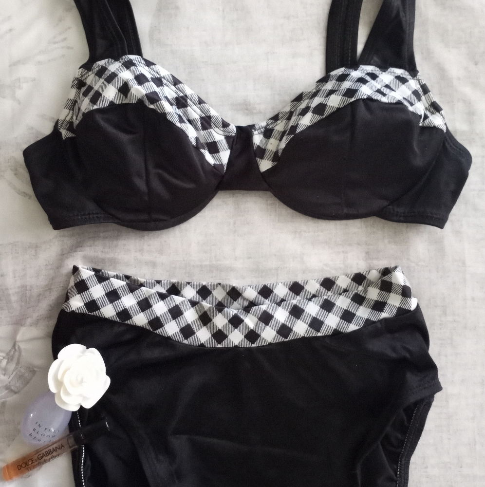 Kathy Ireland High Waisted Bikini 👙